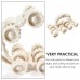 Manual Body Massage Roller, 16-Wheel Handheld Neck Back Waist Leg Massager, Lightweight ABS Resin Muscle Roller with Ergonomic Handle for Home, Office, Travel Relaxation, White